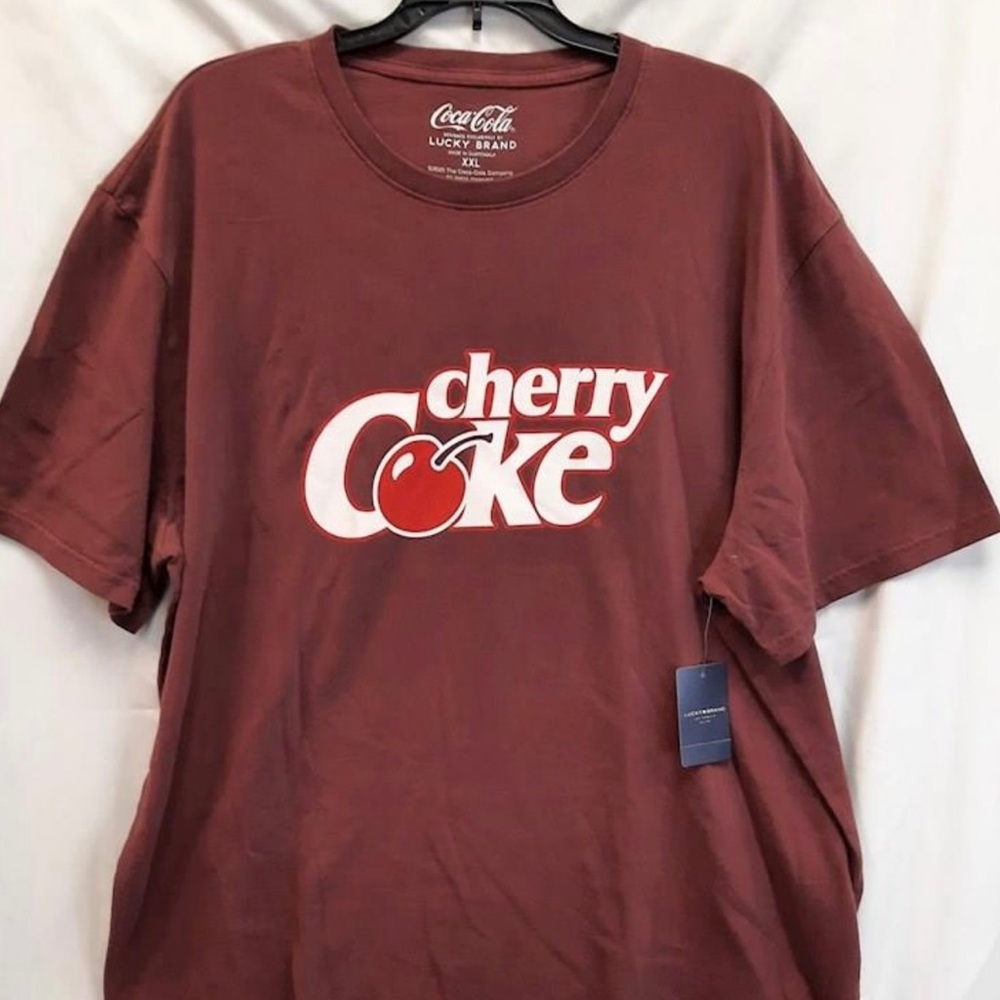 Lucky Brand  Coca-Cola Cherry Coke men’s t-shirt sz XXL _ licensed authentic vtg